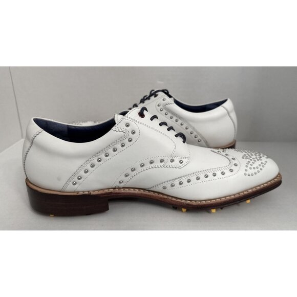 Robert Graham Golf Shoes Sport Sz 10.5 M Limited Edition‎ Leather Oxford Studded main image 6
